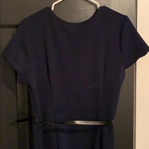Navy blue dress